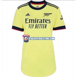 Camiseta 2ª Arsenal Mujer 2021-2022 Manga Corta