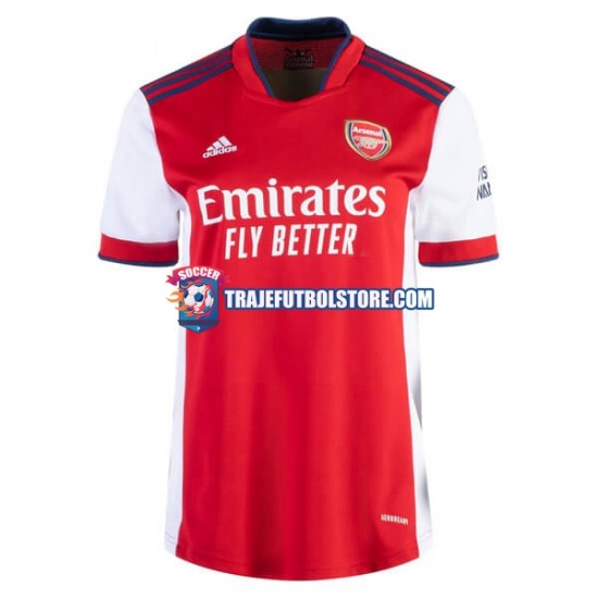 Camiseta 1ª Arsenal Mujer 2021-2022 Manga Corta