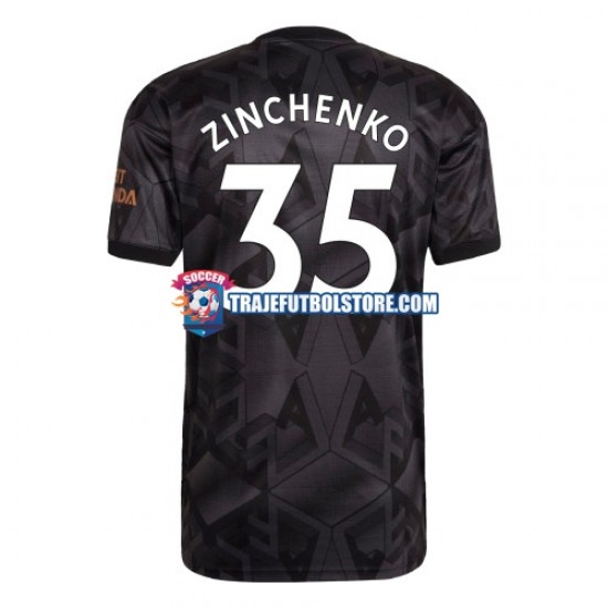 Camiseta 2ª Arsenal Zinchenko 35 Hombre 2022-2023 Manga Corta