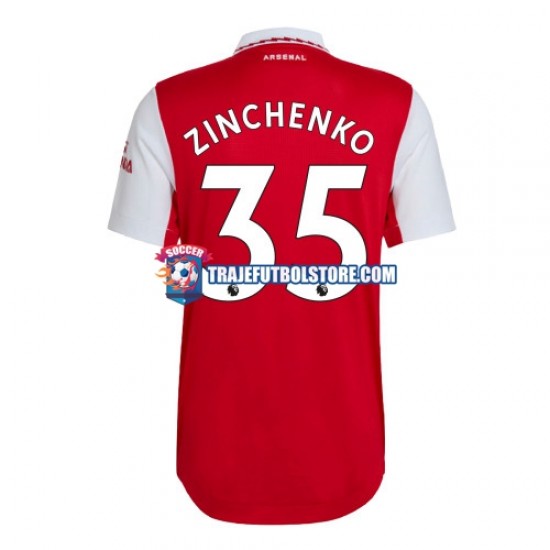 Camiseta 1ª Arsenal Zinchenko 35 Hombre 2022-2023 Manga Corta
