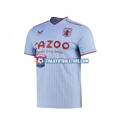 Camiseta 2ª Aston Villa Hombre 2022-2023 Manga Corta