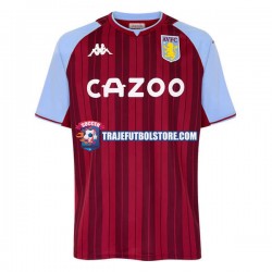 Camiseta 1ª Aston Villa Hombre 2021-2022 Manga Corta