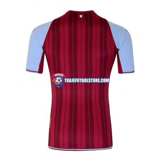 Camiseta 1ª Aston Villa Hombre 2021-2022 Manga Corta
