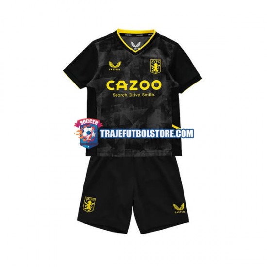 Camiseta 3ª Aston Villa Niño 2022-2023 Manga Corta