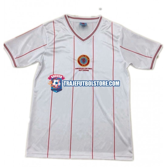 Camiseta 2ª Aston Villa 1982 Retro Hombre Manga Corta