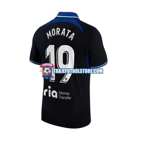 Camiseta 2ª Atlético Madrid Alvaro Morata 19 Hombre 2022-2023 Manga Corta