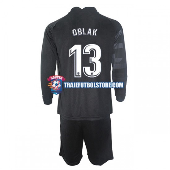 Camiseta 2ª Atlético Madrid Jan Oblak 13 Portero Niño 2021-2022 ML