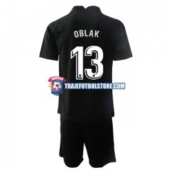 Camiseta 2ª Atlético Madrid Jan Oblak 13 Portero Niño 2021-2022 Manga Corta