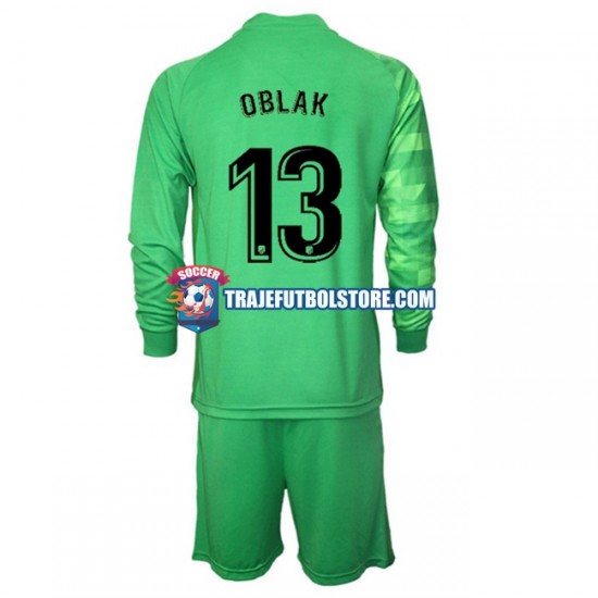 Camiseta 3ª Atlético Madrid Jan Oblak 13 Portero Niño 2021-2022 ML