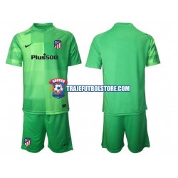 Camiseta 3ª Atlético Madrid Portero Niño 2021-2022 Manga Corta