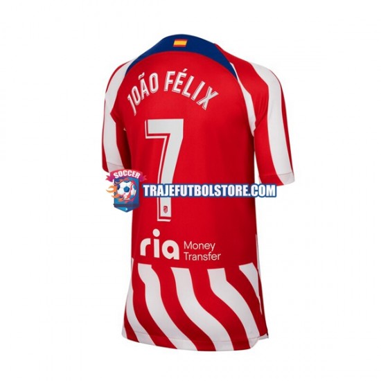 Camiseta 1ª Atlético Madrid Joao Felix 7 Hombre 2022-2023 Manga Corta