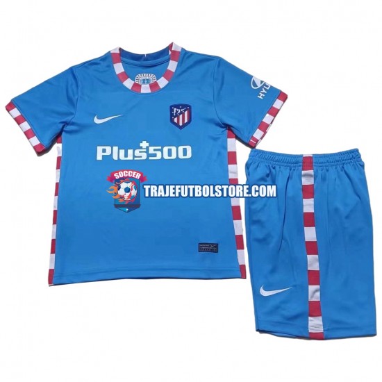 Camiseta 3ª Atlético Madrid Niño 2021-2022 Manga Corta