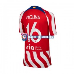 Camiseta 1ª Atlético Madrid Nahuel Molina 16 Hombre 2022-2023 Manga Corta