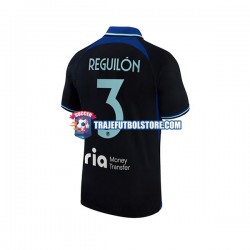 Camiseta 2ª Atlético Madrid Sergio Reguilon 3 Hombre 2022-2023 Manga Corta
