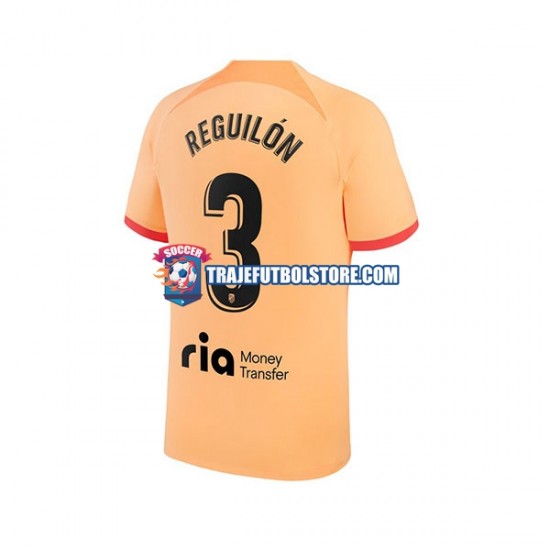 Camiseta 3ª Atlético Madrid Sergio Reguilon 3 Hombre 2022-2023 Manga Corta