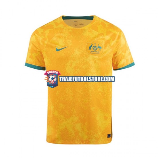 Camiseta 1ª Australia Hombre Copa Mundial 2022 Manga Corta