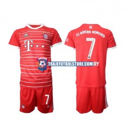Camiseta 1ª Bayern de Múnich Gnabry 7 Niño 2022-2023 Manga Corta