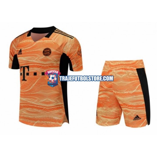 Camiseta 1ª Bayern de Múnich Portero Niño 2021-2022 Manga Corta