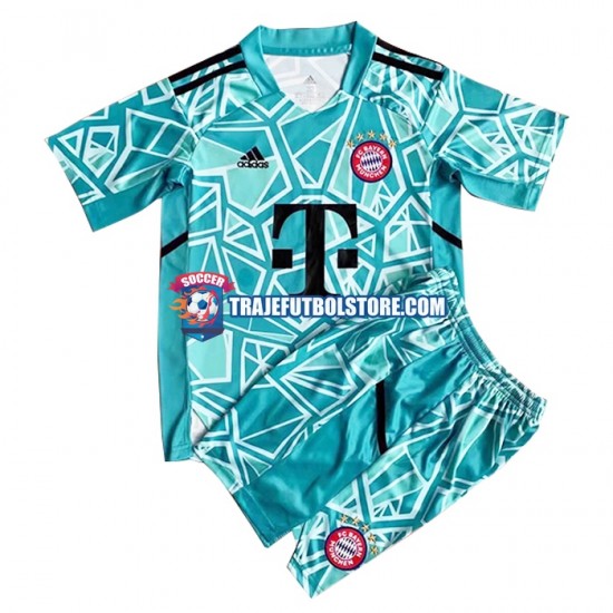 Camiseta 1ª Bayern de Múnich Portero Niño 2022-2023 Manga Corta