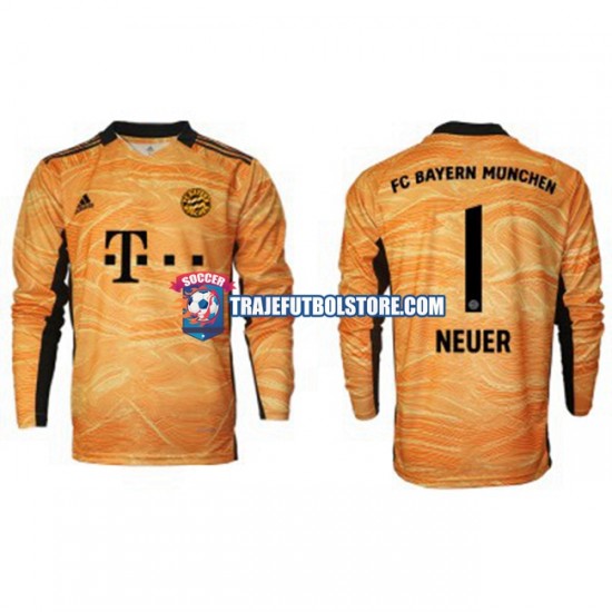 Camiseta 1ª Bayern de Múnich Manuel Neuer 1 Portero Hombre 2021-2022 ML