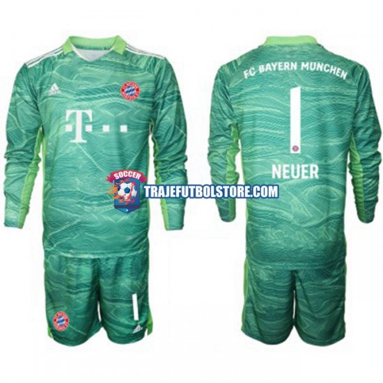 Camiseta 3ª Bayern de Múnich Manuel Neuer 1 Portero Niño 2021-2022 ML