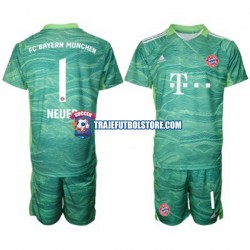 Camiseta 3ª Bayern de Múnich Manuel Neuer 1 Portero Niño 2021-2022 Manga Corta