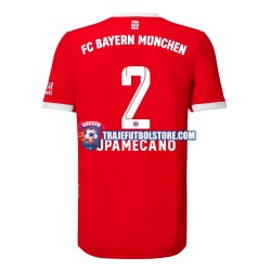 Camiseta 1ª Bayern de Múnich Upamecano 2 Hombre 2022-2023 Manga Corta