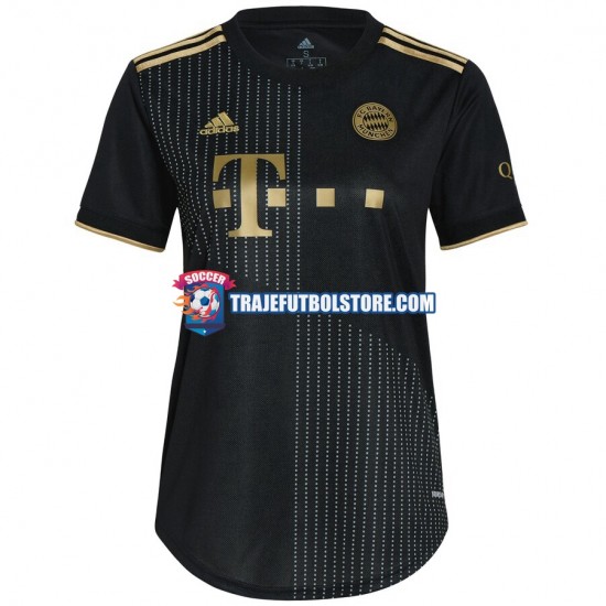 Camiseta 2ª Bayern de Múnich Mujer 2021-2022 Manga Corta