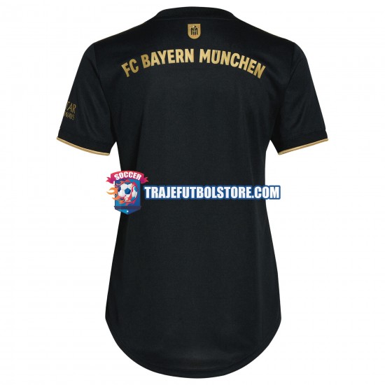 Camiseta 2ª Bayern de Múnich Mujer 2021-2022 Manga Corta