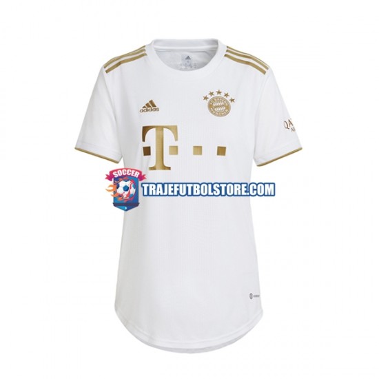 Camiseta 2ª Bayern de Múnich Mujer 2022-2023 Manga Corta