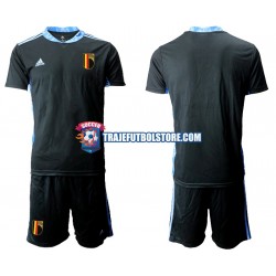 Camiseta 1ª Bélgica Euro 2020 Portero Niño Manga Corta