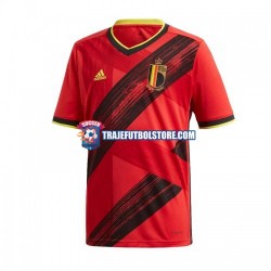 Camiseta 1ª Bélgica Euro 2020 Hombre Manga Corta