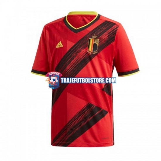 Camiseta 1ª Bélgica Euro 2020 Hombre Manga Corta