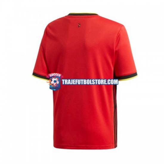 Camiseta 1ª Bélgica Euro 2020 Hombre Manga Corta