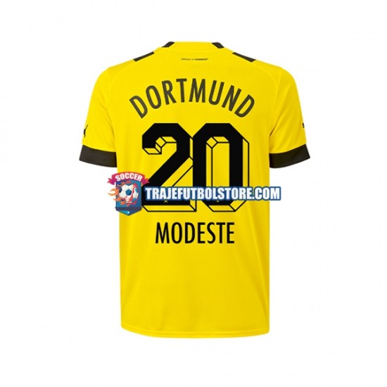 Camiseta 1ª Borussia Dortmund Anthony Modeste 20 Hombre 2022-2023 Manga Corta