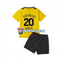 Camiseta 1ª Borussia Dortmund Anthony Modeste 20 Niño 2022-2023 Manga Corta