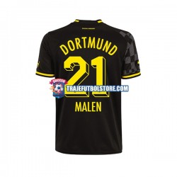Camiseta 2ª Borussia Dortmund Donyell Malen 21 Hombre 2022-2023 Manga Corta