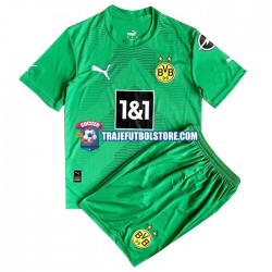 Camiseta 2ª Borussia Dortmund Portero Niño 2022-2023 Manga Corta
