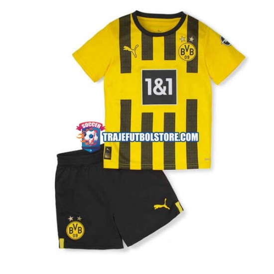 Camiseta 1ª Borussia Dortmund Niño 2022-2023 Manga Corta