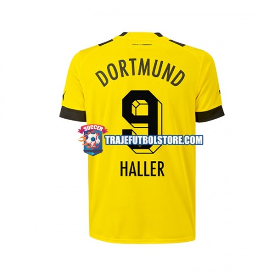 Camiseta 1ª Borussia Dortmund Sebastien Haller 9 Hombre 2022-2023 Manga Corta