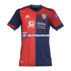 Camiseta 1ª Cagliari Hombre 2021-2022 Manga Corta