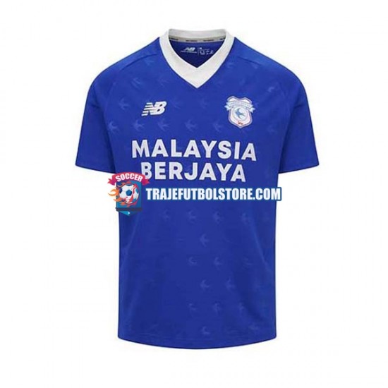 Camiseta 1ª Cardiff City Hombre 2022-2023 Manga Corta