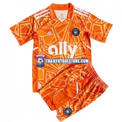 Camiseta 2ª Charlotte FC Portero Niño 2022-2023 Manga Corta