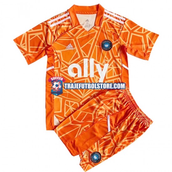 Camiseta 2ª Charlotte FC Portero Niño 2022-2023 Manga Corta