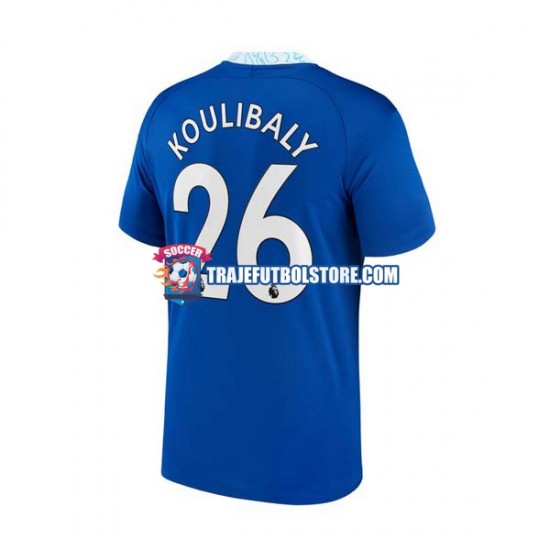 Camiseta 1ª Chelsea Kalidou Koulibaly 26 Hombre 2022-2023 Manga Corta