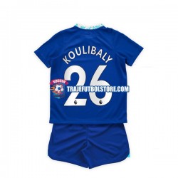 Camiseta 1ª Chelsea Kalidou Koulibaly 26 Niño 2022-2023 Manga Corta
