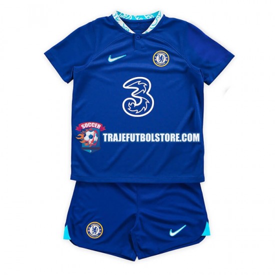 Camiseta 1ª Chelsea Niño 2022-2023 Manga Corta