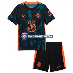 Camiseta 3ª Chelsea Niño 2021-2022 Manga Corta