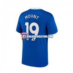 Camiseta 1ª Chelsea Mason Mount 19 Hombre 2022-2023 Manga Corta