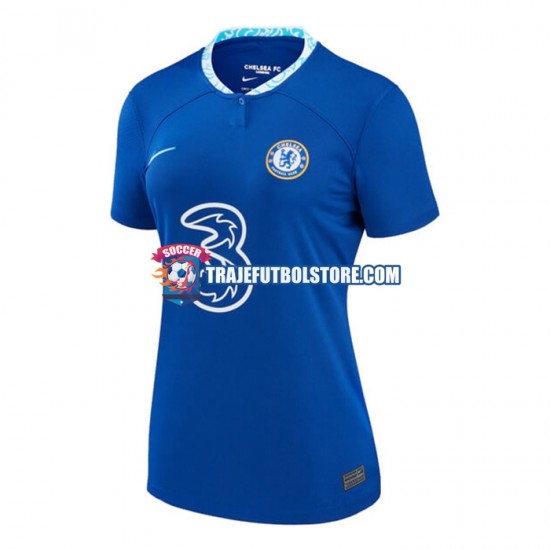 Camiseta 1ª Chelsea Mujer 2022-2023 Manga Corta